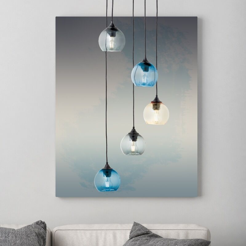 Design pendant light multicolour, Quinton