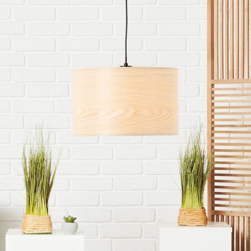 Wood pendant light beige, Enna Wood pendant light beige, Enna