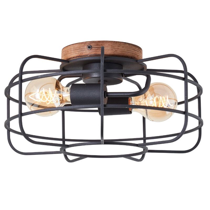 Wood ceiling light black, Taede Wood ceiling light black, Taede