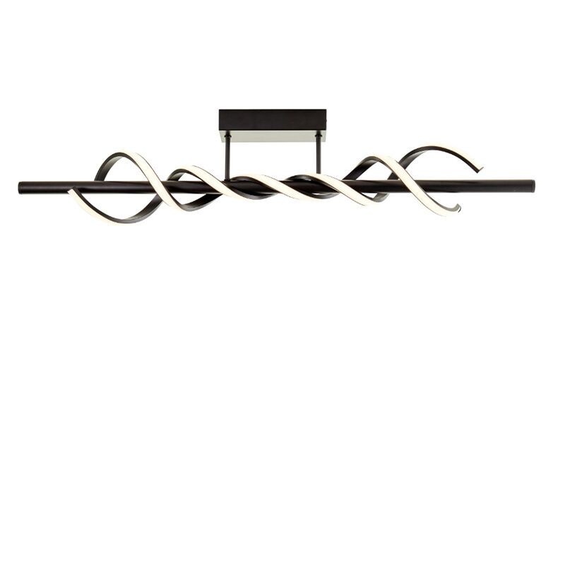 Modern ceiling light black, Quang, 20W, 3000K LED