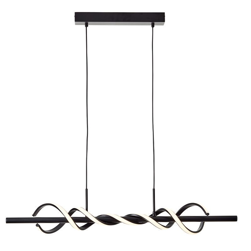 Modern pendant light black, Quang, 20W, 3000K LED