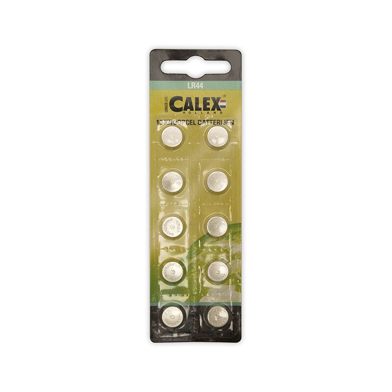 10-pack button cell LR44 1.5V Ø11.6x5.4mm