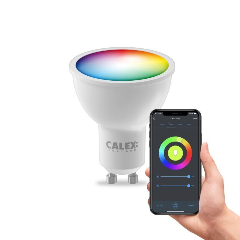 Calex smart LED bulb GU10 4,9W, RGBW