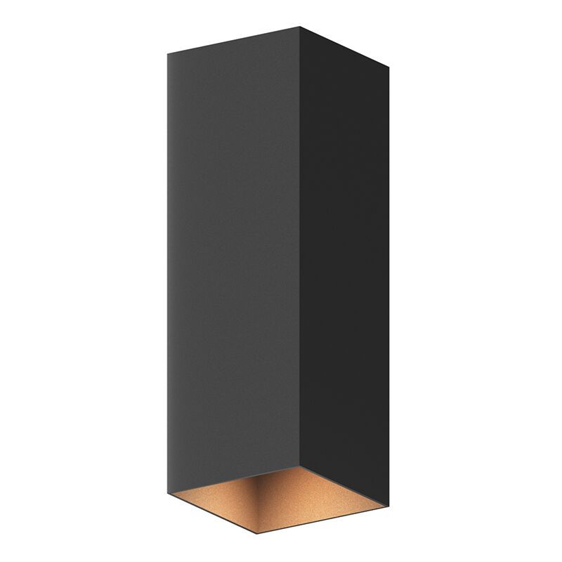 Black up down wall light aluminium, Dion, 8W, 3000K LED, IP54 Black up down wall light aluminium, Dion, 8W, 3000K LED, IP54