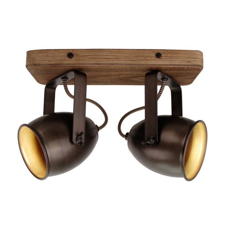 Vintage ceiling spotlight black, Chanice