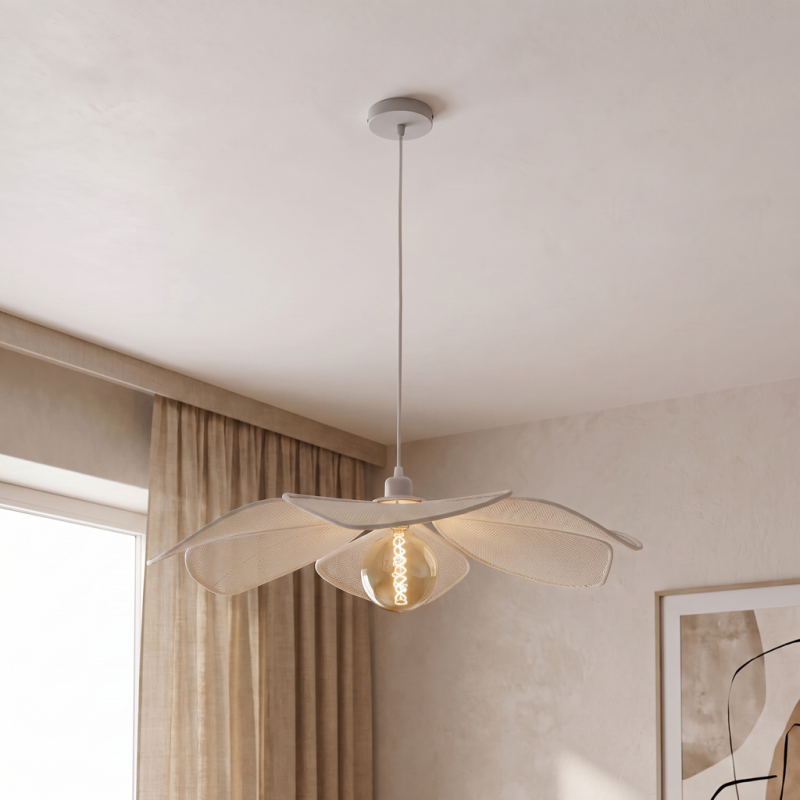 Industrial pendant light white, Calvin