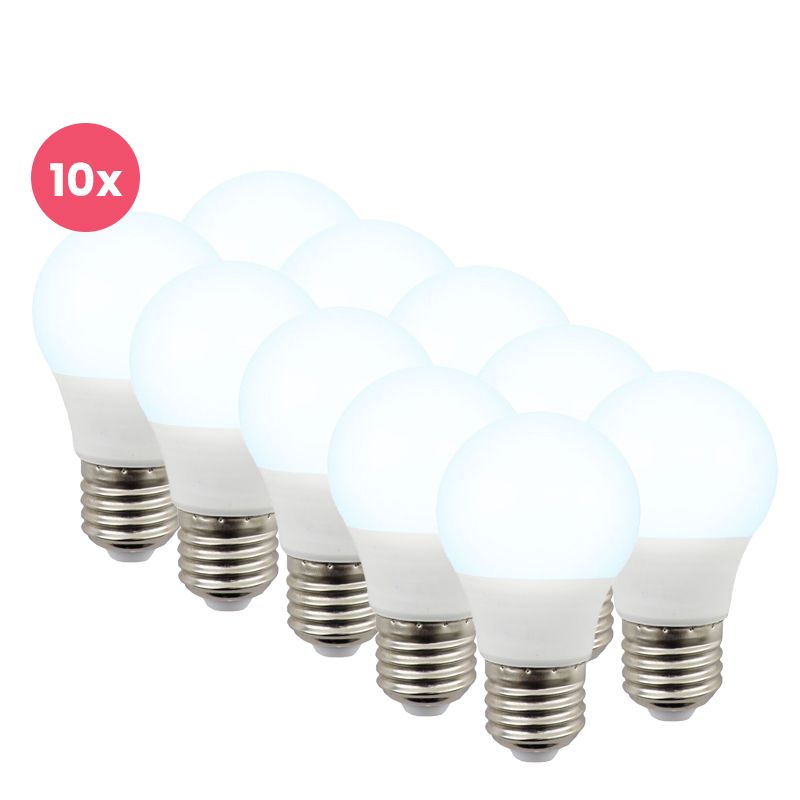 10-pack Lagiba E27 light bulb Bradley, P45, 3W, 6500K 10-pack Lagiba E27 light bulb Bradley, P45, 3W, 6500K