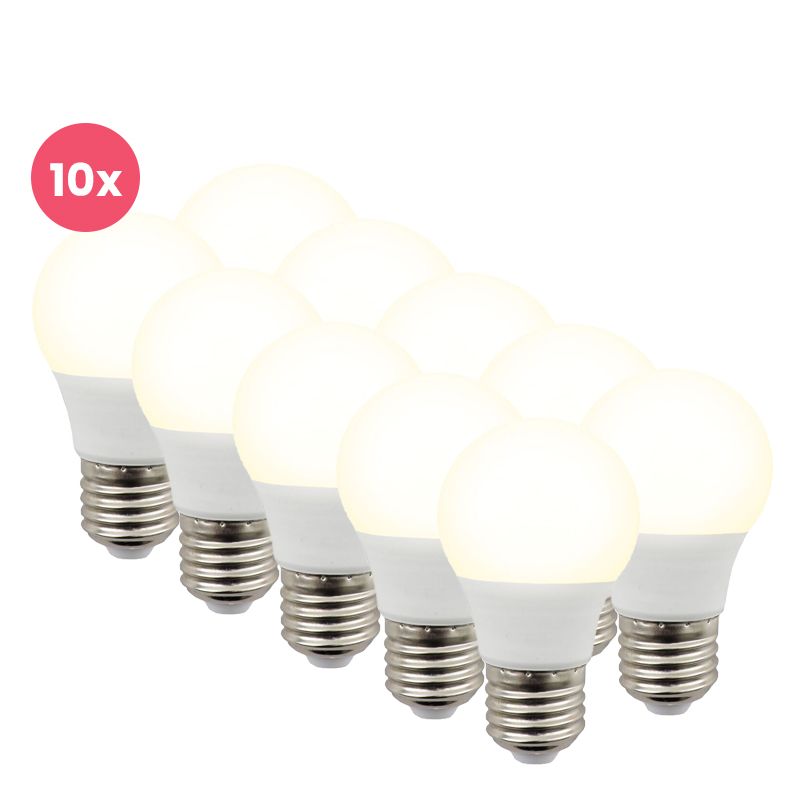 10-pack Lagiba E27 light bulb Bradley, P45, 3W, 4000K 10-pack Lagiba E27 light bulb Bradley, P45, 3W, 4000K