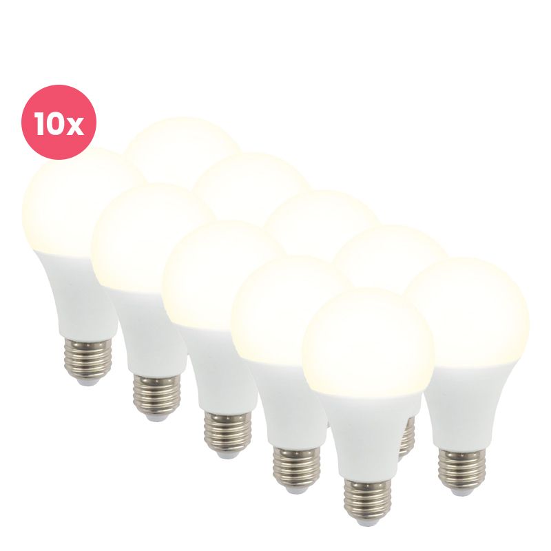 10-pack Lagiba E27 light bulb Bradley, 15W, 4000K