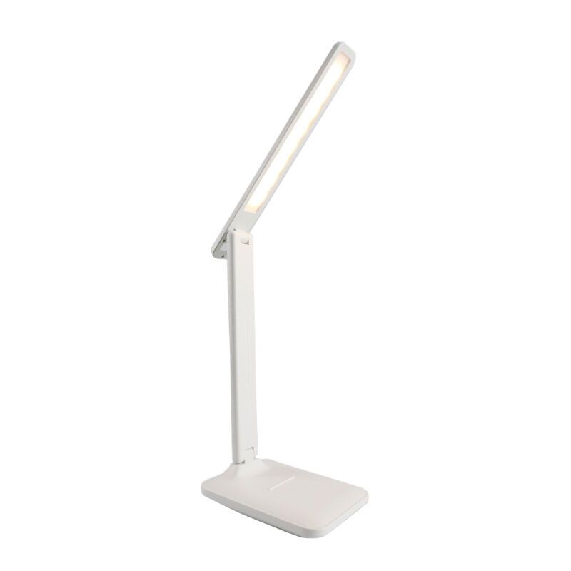 White modern desk lamp plastic, Danila, 5W, adjustable light colour LED, with touch dimmer White modern desk lamp plastic, Danila, 5W, adjustable light colour LED, with touch dimmer