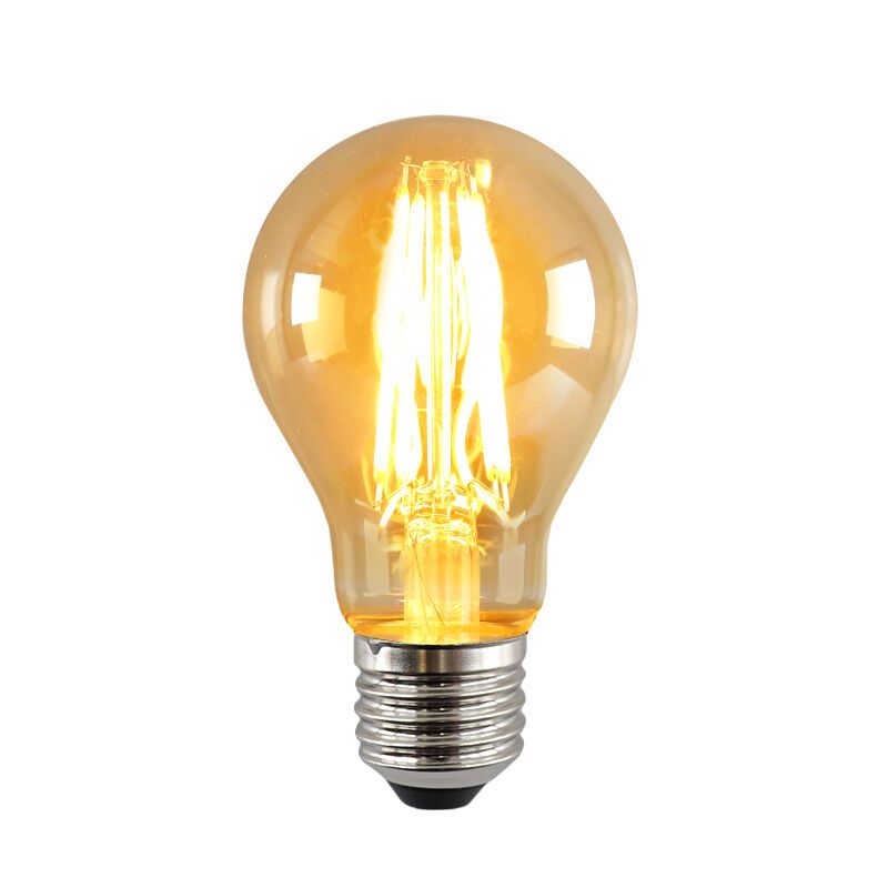 Dimmable E27 LED bulb, A60, 5w, amber glass, 2400K Dimmable E27 LED bulb, A60, 5w, amber glass, 2400K