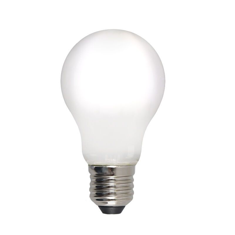 Dimmable E27 LED bulb, A60, 5w, white glass, 4000k