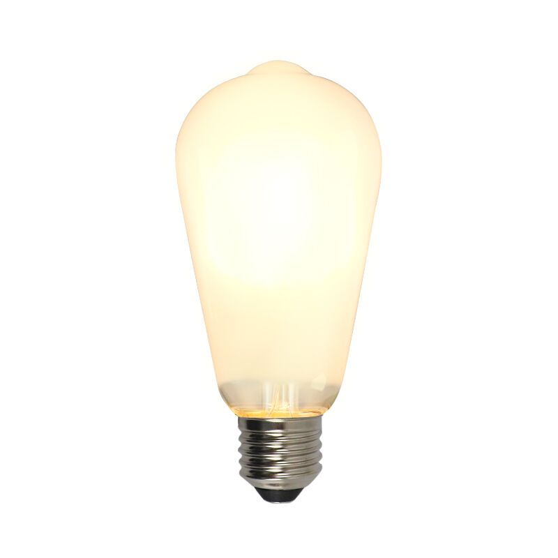 Dimmable E27 Edison LED bulb, ST58, 5w, white glass, 2700k