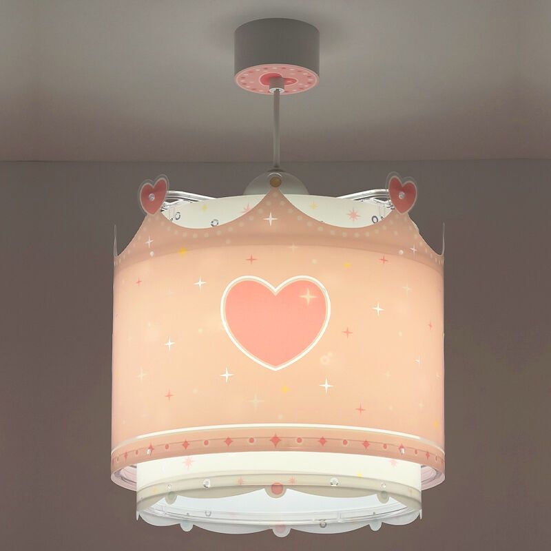 Pink kids pendant light plastic, Queen Pink kids pendant light plastic, Queen