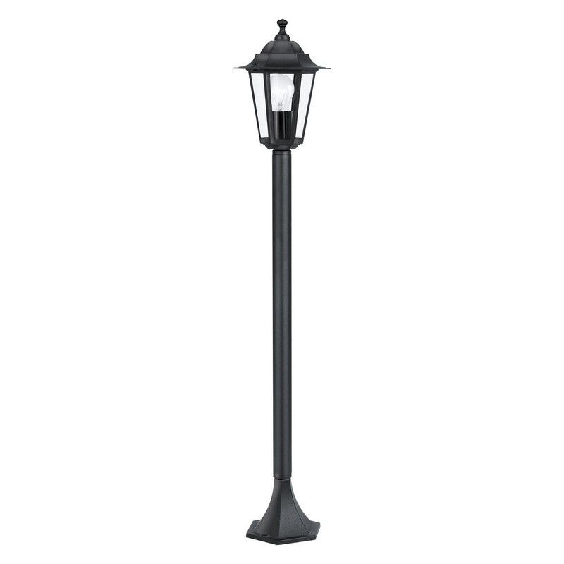 Black classic outdoor light aluminium, Alieke, IP44