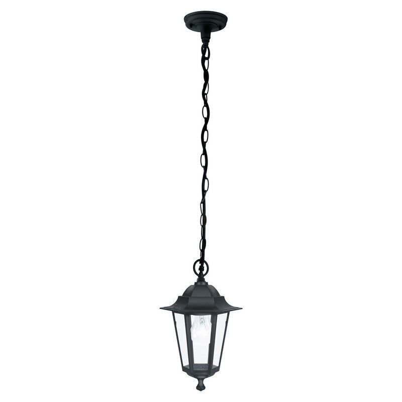 Black classic outdoor light aluminium, Alieke, IP44