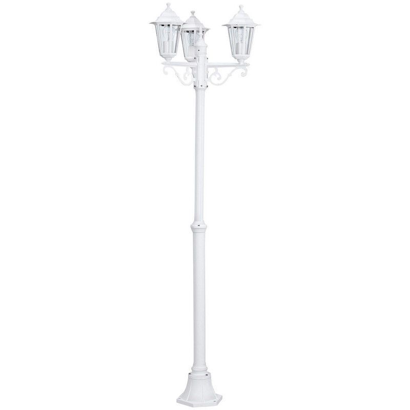 White classic outdoor light aluminium, Alieke, IP44