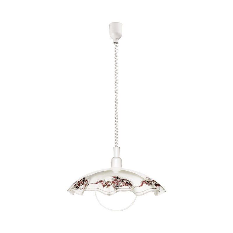 White classic pendant light glass, Kaj
