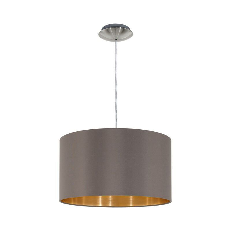 Brown modern pendant light fabric, Terme Brown modern pendant light fabric, Terme