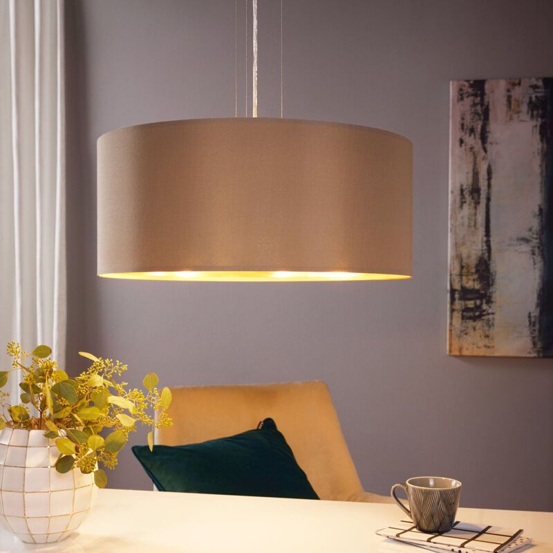 Golden modern pendant light fabric, Terme