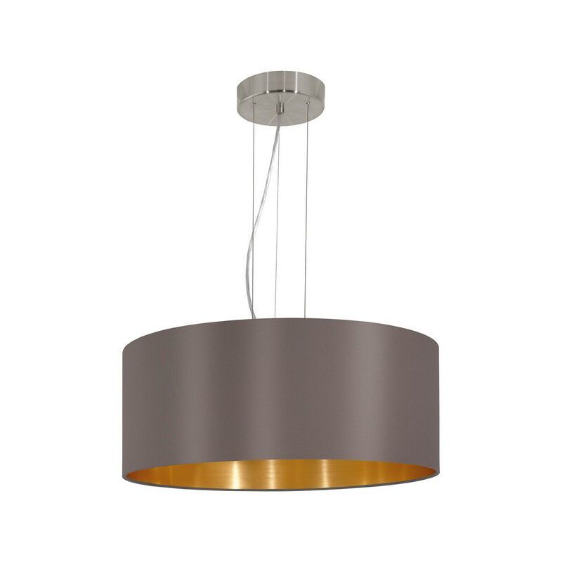Brown modern pendant light fabric, Terme Brown modern pendant light fabric, Terme