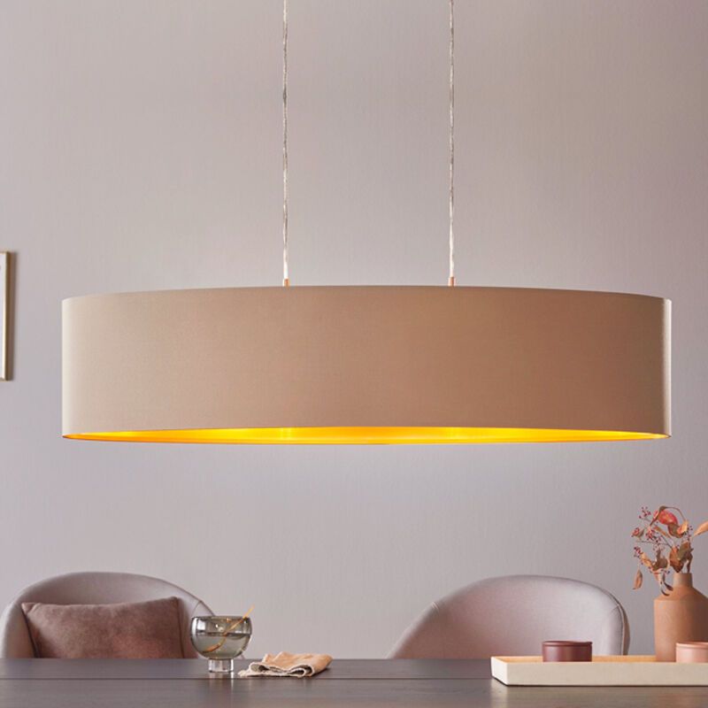 Golden modern pendant light fabric, Terme
