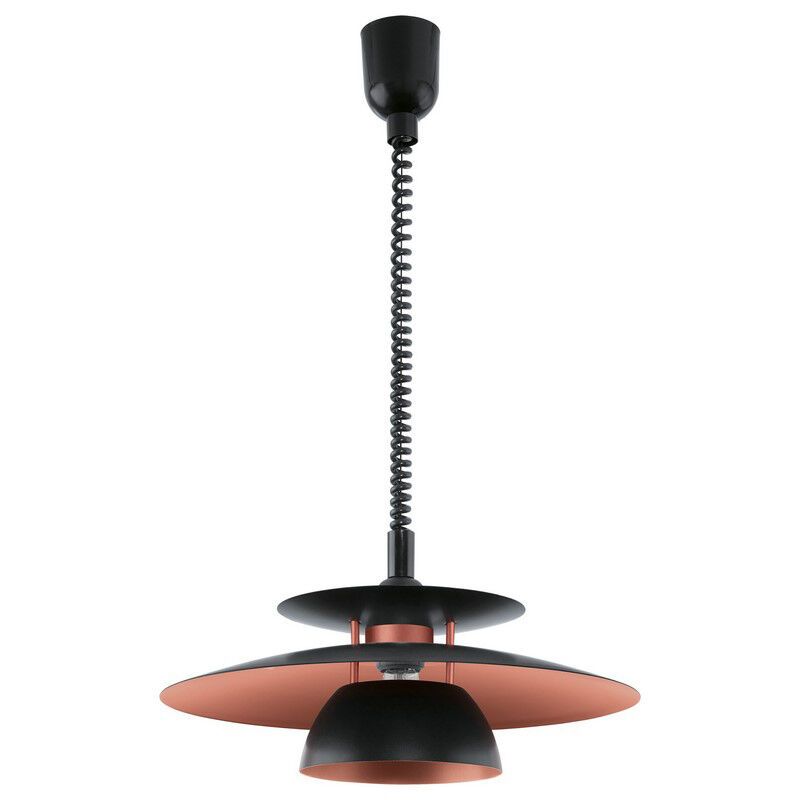 Black design pendant light steel, Lariana Black design pendant light steel, Lariana