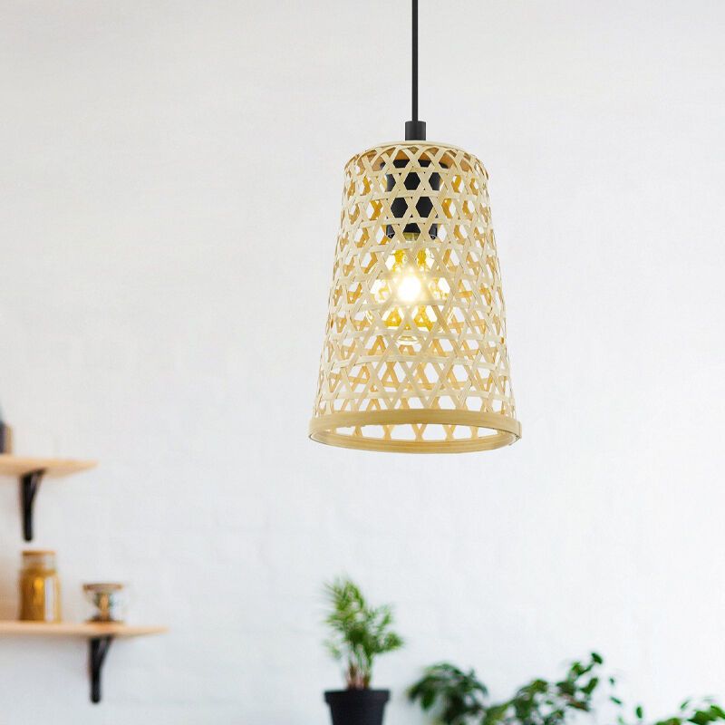 Wooden pendant light, Maiko