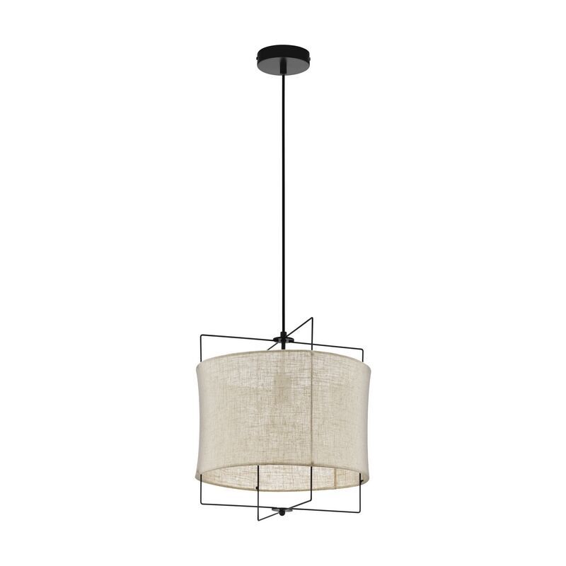 Beige rustic pendant light fabric, Annegien