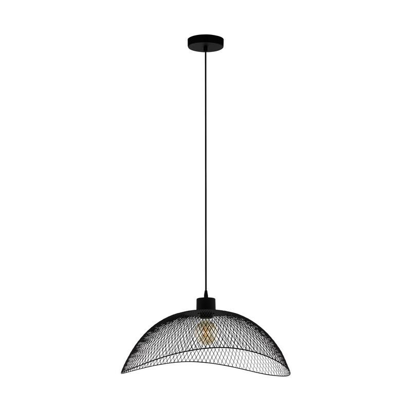 Black industrial pendant light steel, Ritish