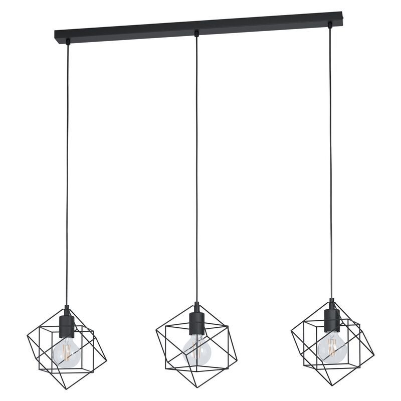 Black industrial pendant light steel, Aemilius Black industrial pendant light steel, Aemilius