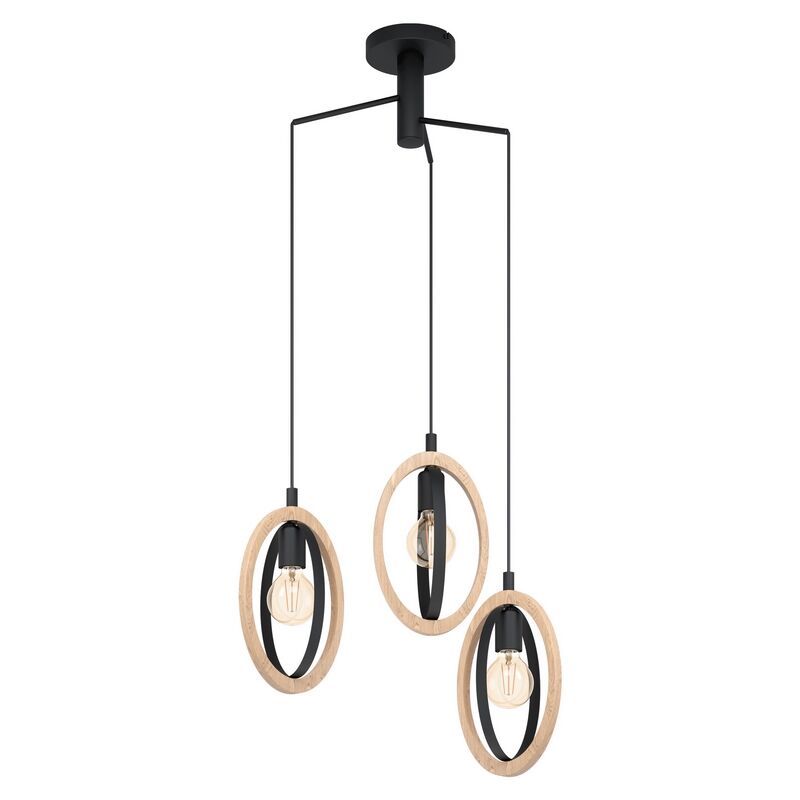 Wooden pendant light, Angeline