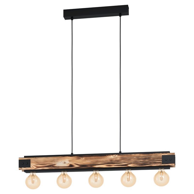 Wood pendant light brown, Dragana