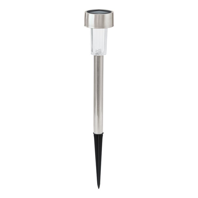 Silver garden spike light stainless steel, Zora, 0,5W, 3000K LED, IP44, with switch Silver garden spike light stainless steel, Zora, 0,5W, 3000K LED, IP44, with switch