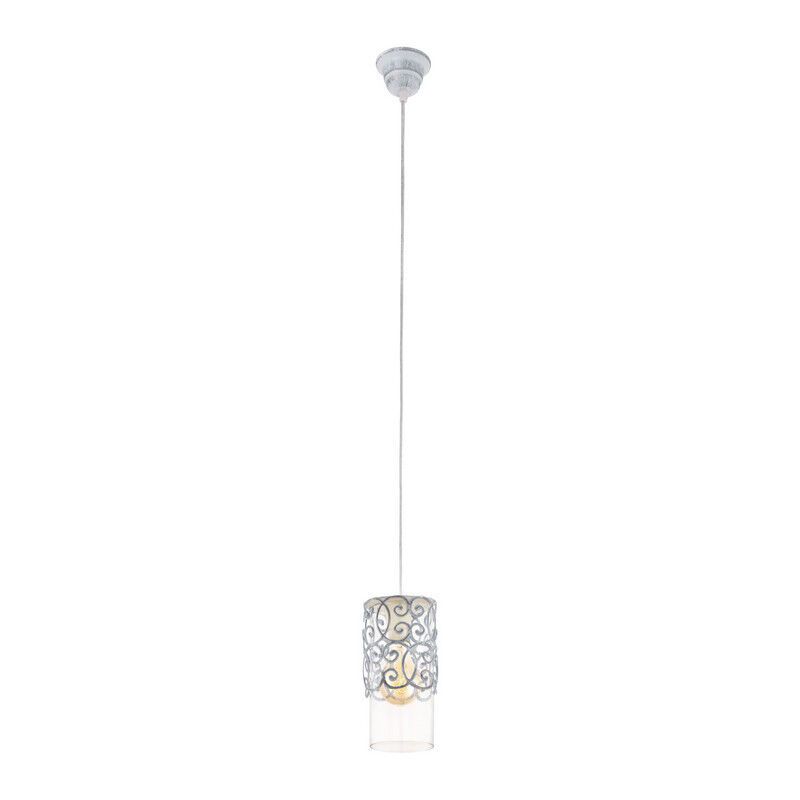 Grey vintage pendant light steel, Salvator Grey vintage pendant light steel, Salvator
