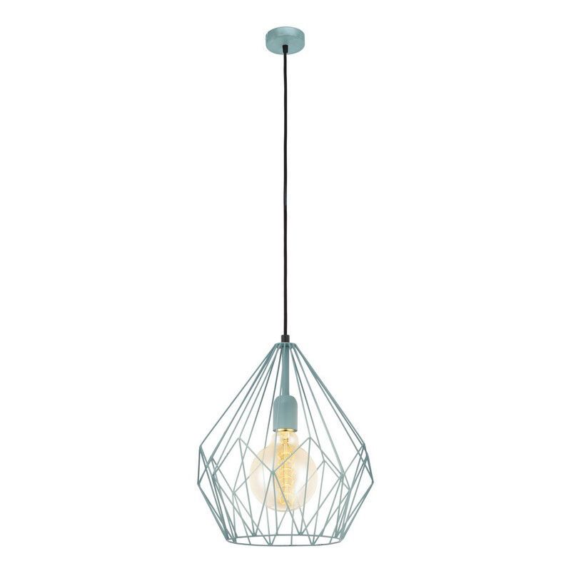 Green industrial pendant light metal, Acri