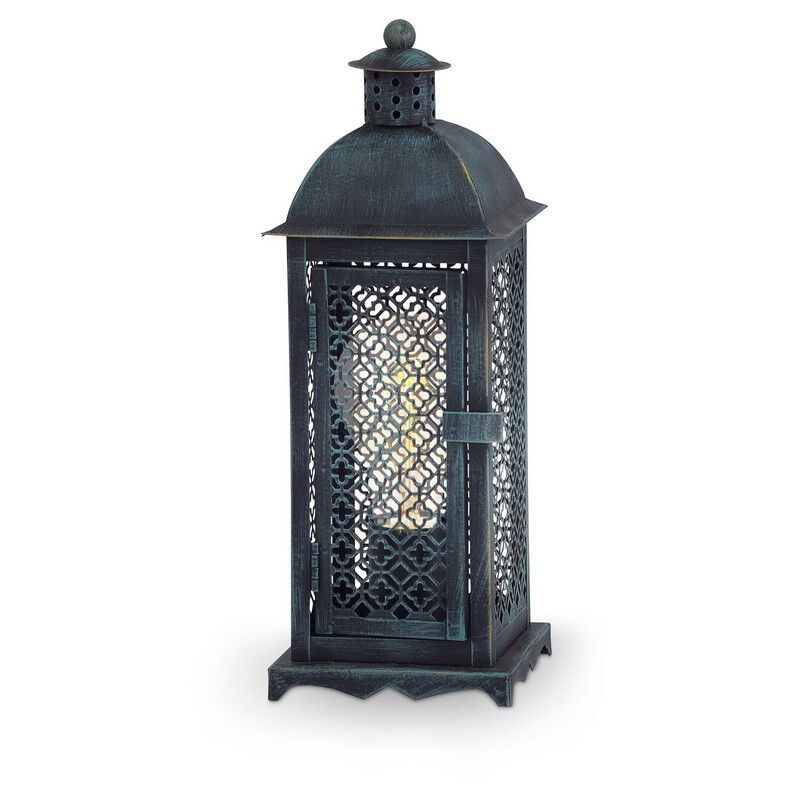 Green classic table lamp metal, Abdirahman, with switch Green classic table lamp metal, Abdirahman, with switch