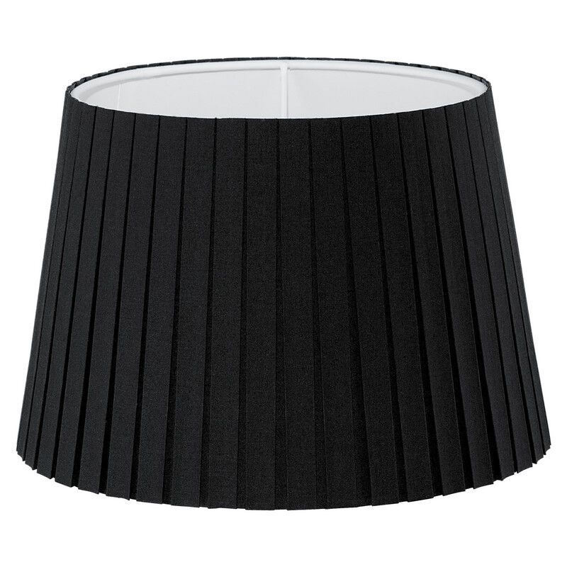 Black Lampshade Noah, Fabric, Classic