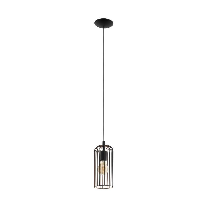 Black industrial pendant light steel, Silje Black industrial pendant light steel, Silje