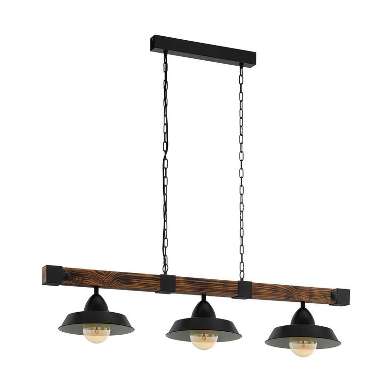 Wood pendant light brown, Josia
