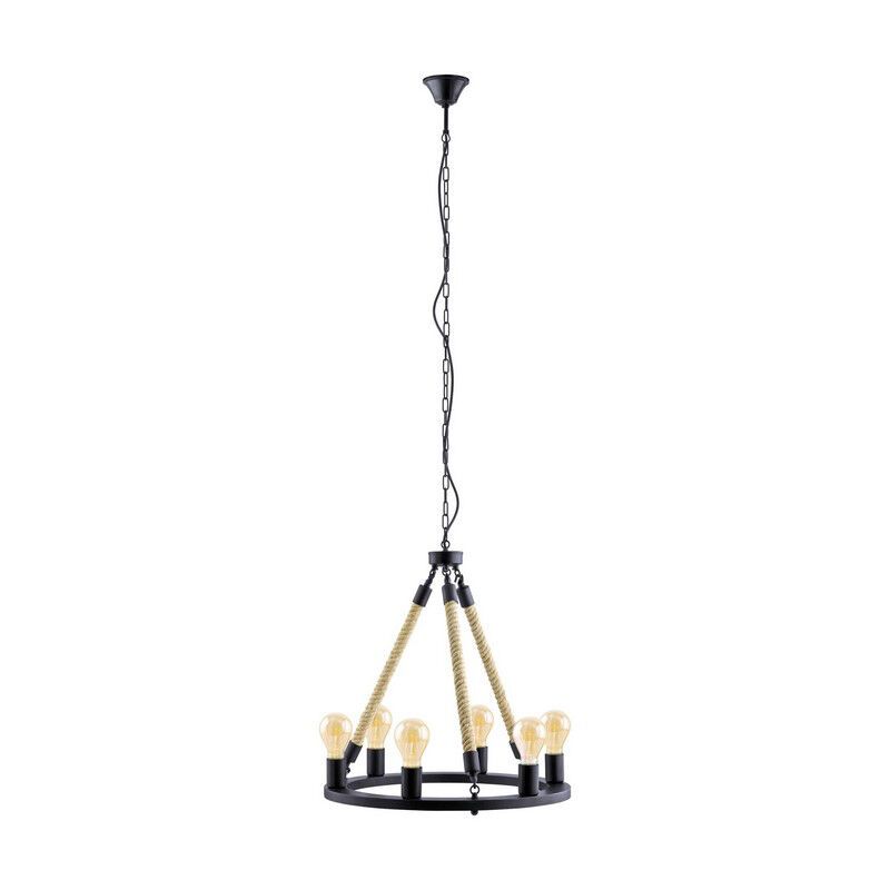 Black retro pendant light metal, Admir Black retro pendant light metal, Admir