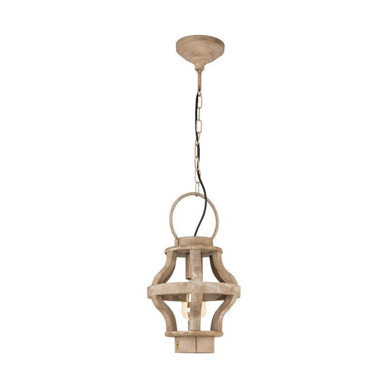 Wood pendant light brown, Adriano Wood pendant light brown, Adriano