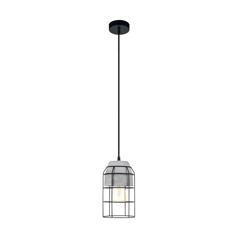 Concrete pendant light black, Aimad