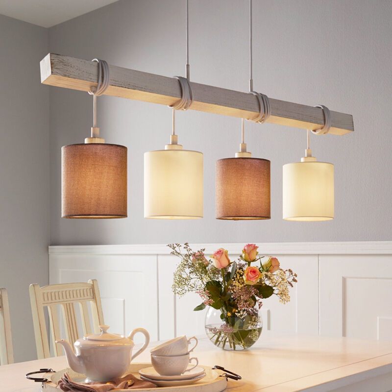 Wood pendant light white, Anton Wood pendant light white, Anton