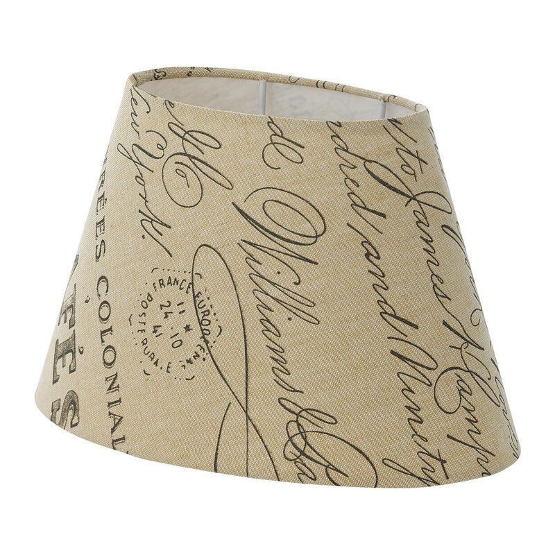 Beige Lampshade Noah, Fabric, Country