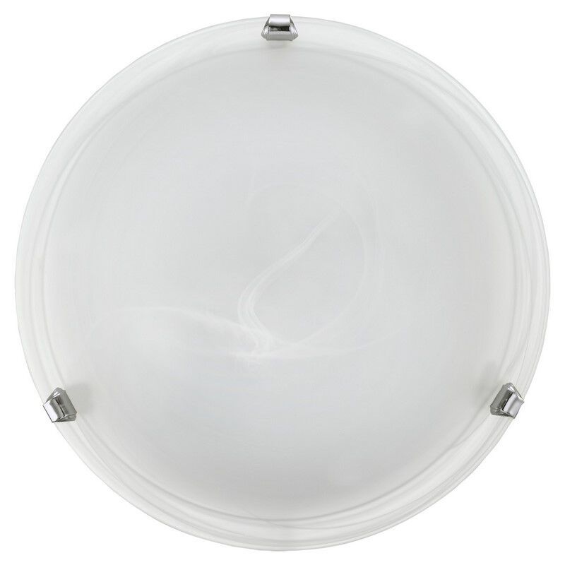 Chrome flush ceiling light glass, Alcor Chrome flush ceiling light glass, Alcor