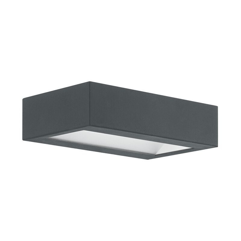 Anthracite modern outdoor light steel, Simen, 4W, 3000K LED, IP44 Anthracite modern outdoor light steel, Simen, 4W, 3000K LED, IP44