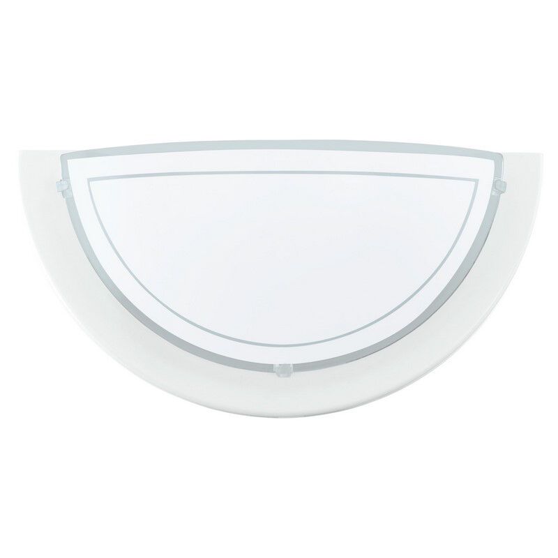 White modern wall light glass, Agena