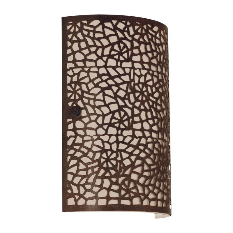 Brown classic wall light glass, Tafet