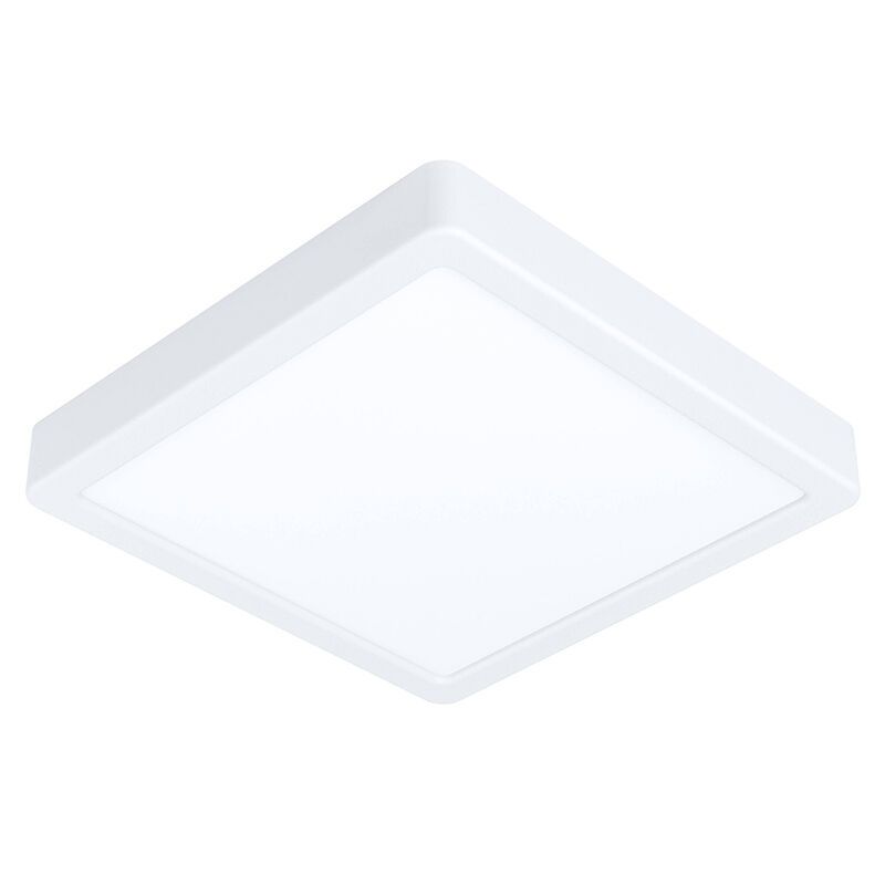 White smart ceiling light plastic, Geraldo, 16,5W, warm to cold white adjustable LED, IP44